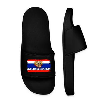 La Thaïlande, le pays chaud - Claquettes Homme - noir - Devant