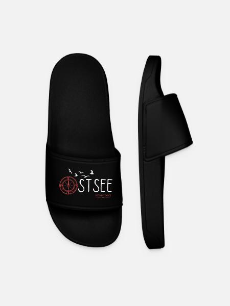 Ostseeküste - Meerliebe - Männer Badelatschen - Schwarz