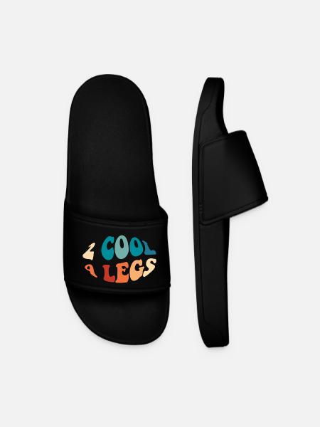 2 cool 4 legs - Männer Badelatschen - Schwarz