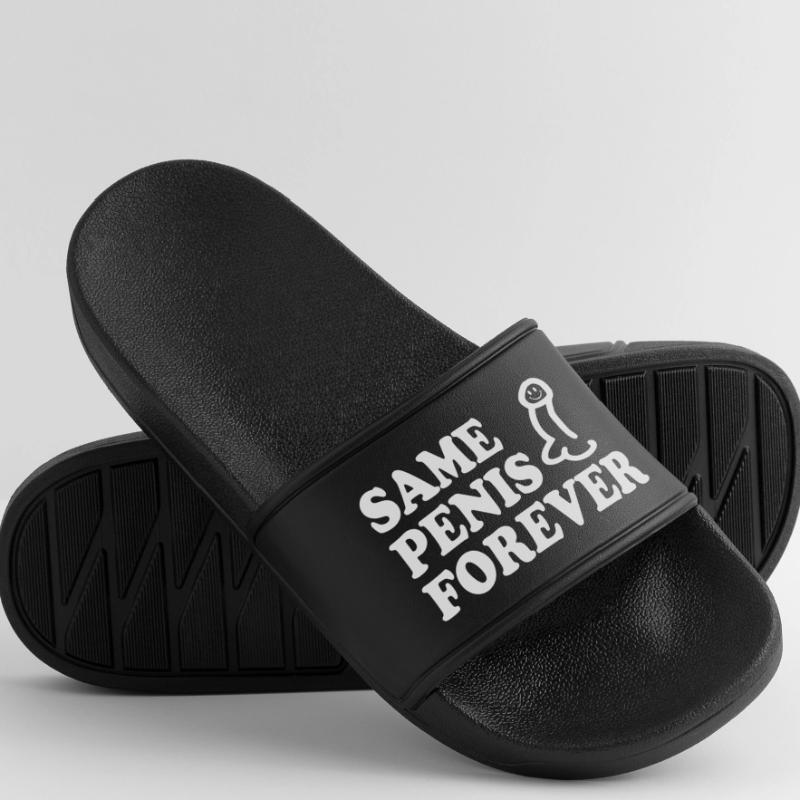 Same penis forever Männer Badelatschen