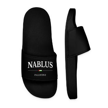 Nablus Palästina - Männer Badelatschen - Schwarz - Vorne