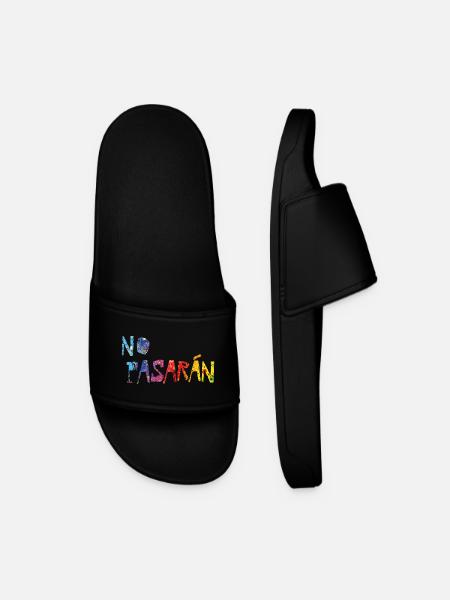 No Pasaran - Men’s Pool Sliders - black