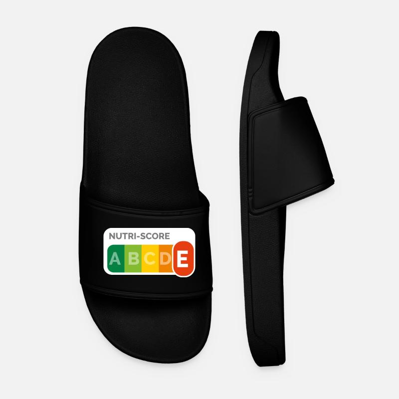 Nutri score E - Claquettes Homme - noir