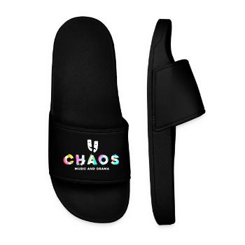 Chaos Music and Drama - Men’s Pool Sliders - black - Front