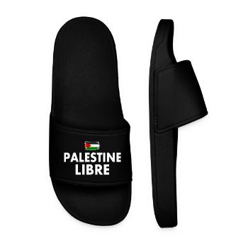 palestine libre - Claquettes Homme - noir - Devant