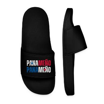 Drapeau panaméen, fierté panaméenne - Claquettes Homme - noir - Devant