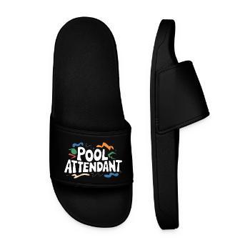 S’amuser sur l’eau - Claquettes Homme - noir - Devant