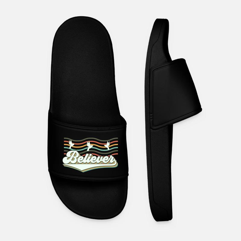 Believer - Men’s Pool Sliders - black