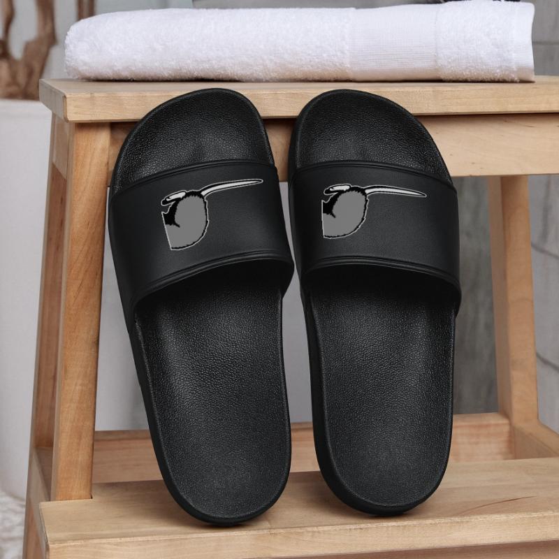 Rat Backside Semi Funny Tail Rodent Animal Men’s Pool Sliders