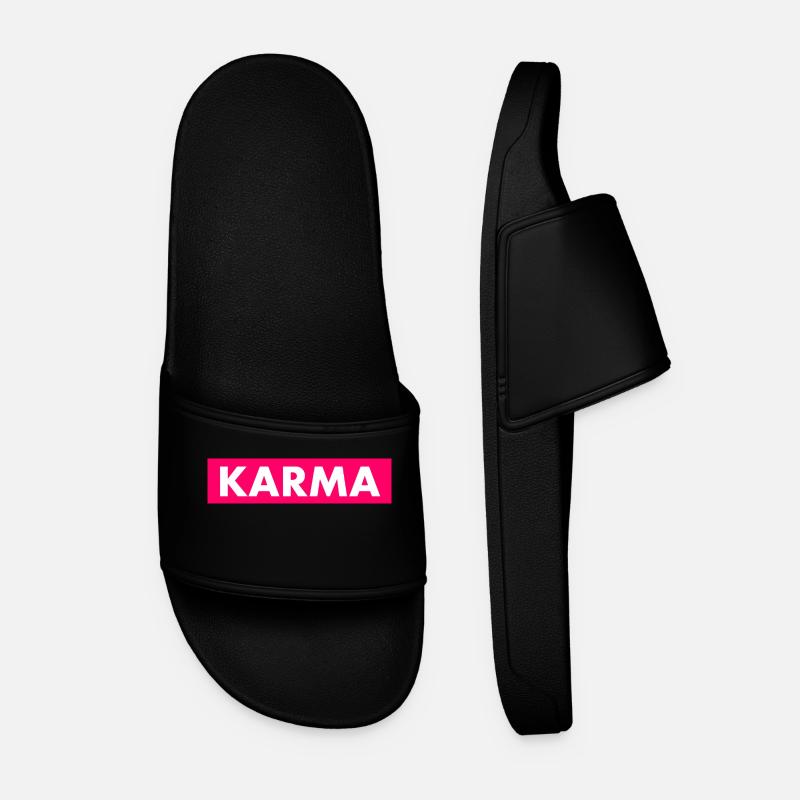 Karma - Männer Badelatschen - Schwarz