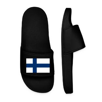 Finnland - Männer Badelatschen - Schwarz - Vorne