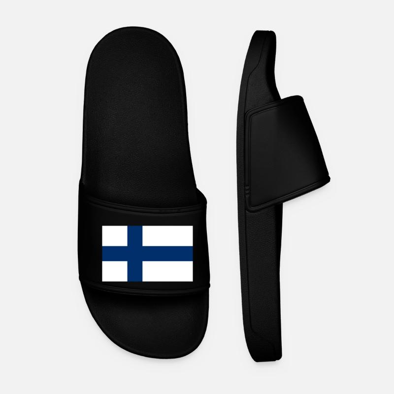 Finnland - Männer Badelatschen - Schwarz