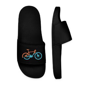 Dynamic bicycle design - Men’s Pool Sliders - black - Front