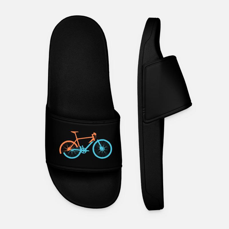 Dynamisches Fahrrad Design - Männer Badelatschen - Schwarz
