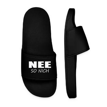 NO - NOT LIKE THAT - Men’s Pool Sliders - black - Front