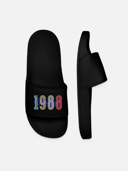 Millésime 1988 - Claquettes Homme - noir