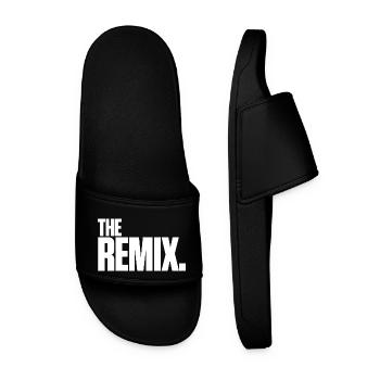 The Remix - Männer Badelatschen - Schwarz - Vorne