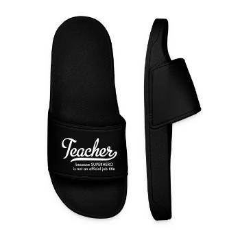 Teacher - Men’s Pool Sliders - black - Front