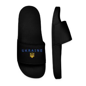 Ukraine - Men’s Pool Sliders - black - Front