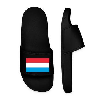 Luxemburg - Männer Badelatschen - Schwarz - Vorne