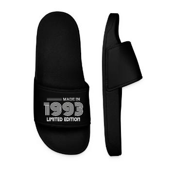 1993 Birthday Gift Idea 1993 - Men’s Pool Sliders - black - Front