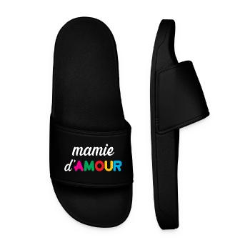 Mamie d'Amour - Claquettes Homme - noir - Devant