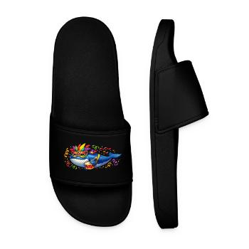 Karnewal Carnival Carnival Gift - Men’s Pool Sliders - black - Front