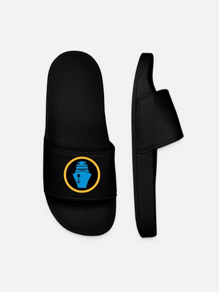 Ship | Cruise | Ferry - Men’s Pool Sliders - black