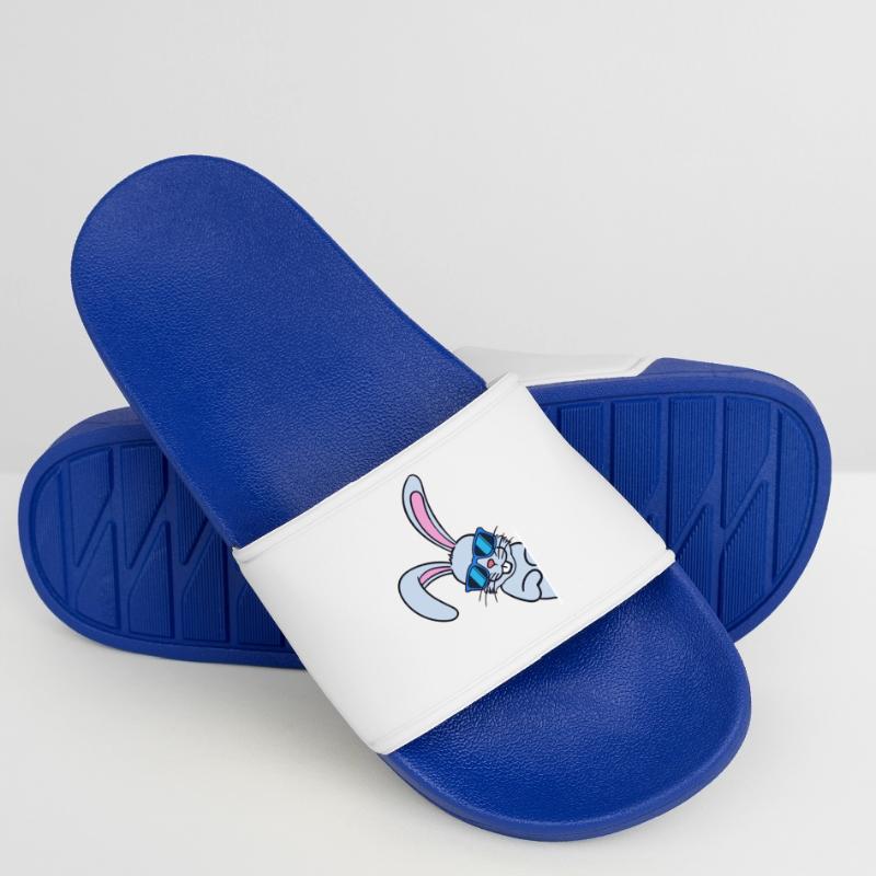 Cool Easter Bunny Easter Bunny Happy Easter Men’s Pool Sliders