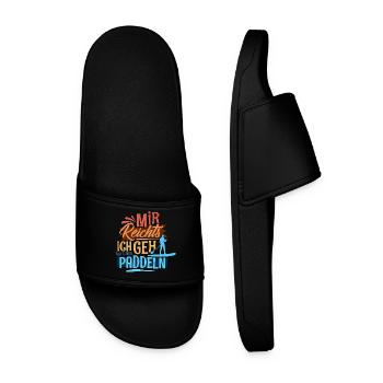Stand up paddling - Men’s Pool Sliders - black - Front