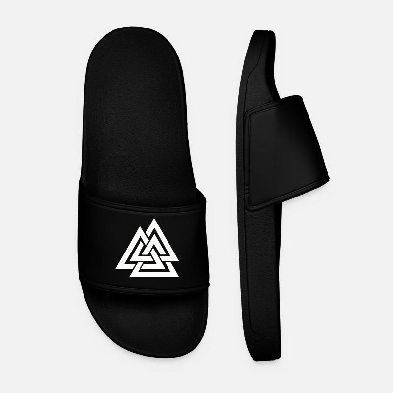 Valknut Vikings - Men’s Pool Sliders - black