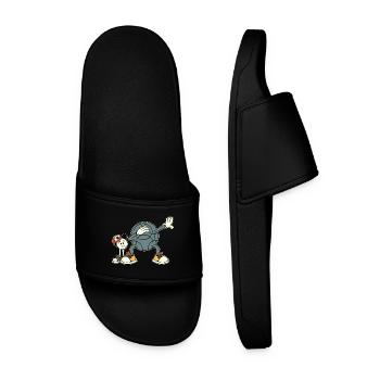 Dabbing boulet de petanque tenue pour boulet - Claquettes Homme - noir - Devant