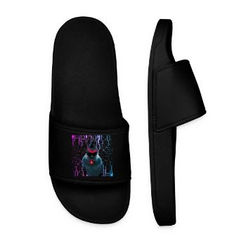 Cyber Cockatiel Neon Bloom - Claquettes Homme - noir - Devant