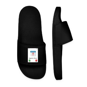 Appel du 18 juin - Claquettes Homme - noir - Devant