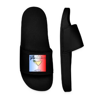 Aperitif - Congratulations - France Cocktail - Men’s Pool Sliders - black - Front