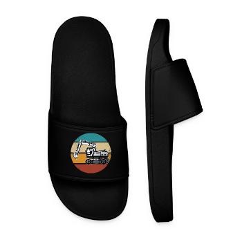 Excavatrice - Claquettes Homme - noir - Devant