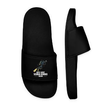 Design de plongée sous-marine - Claquettes Homme - noir - Devant