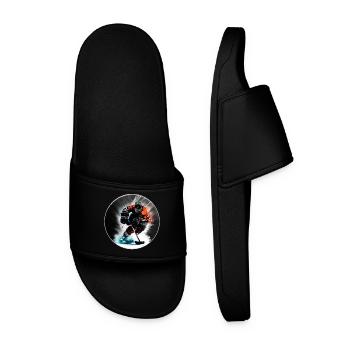 Hockey sur glace - Claquettes Homme - noir - Devant