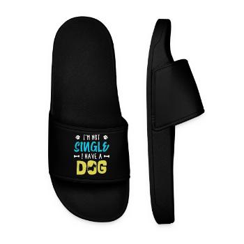 Déclaration de chien Animal préféré Animaux de compagnie Animaux - Claquettes Homme - noir - Devant
