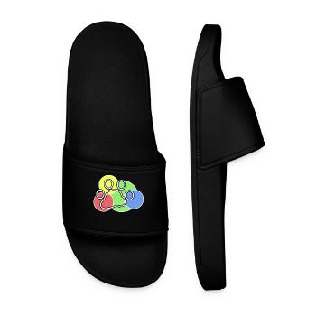 Animaux Cuddly Animal Pet Animal préféré Animaux de compagnie - Claquettes Homme - noir - Devant