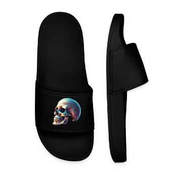 Printflow Crâne Halloween - Claquettes Homme - noir - Devant