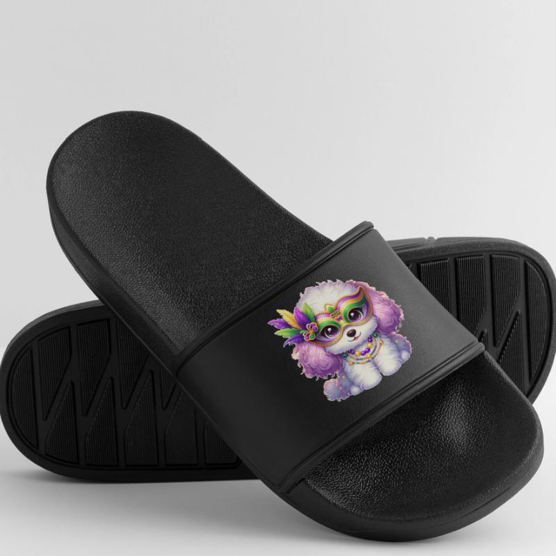 Conception de caniche Mardi Gras Claquettes Homme