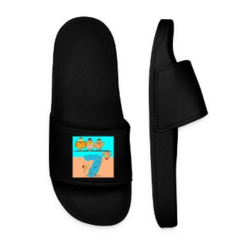 7ème Anniversaire Écolier - Polager Volaille - Claquettes Homme - noir - Devant