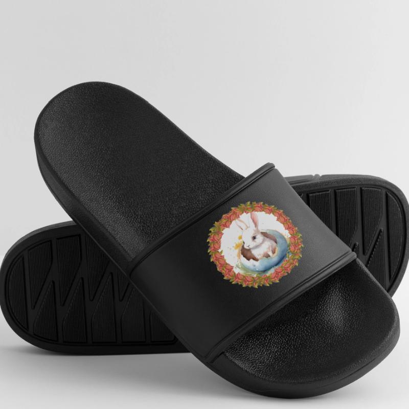 Easter Bunny Easter Egg Easter Bunny Bunny Rabbit Egg Men’s Pool Sliders