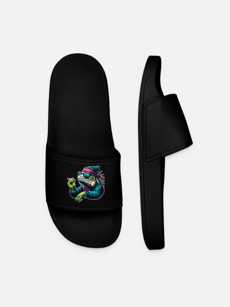 Cool Iguana Rocker - Men’s Pool Sliders - black