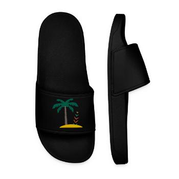 RETIREMENT. HOLIDAY. RETIREMENT. RETIRED - Men’s Pool Sliders - black - Front
