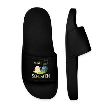 Mouton mignon - Claquettes Homme - noir - Devant