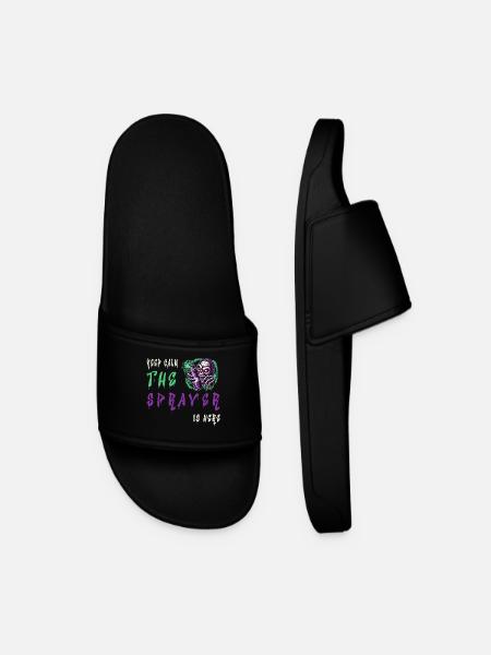 Keep Calm – The Sprayer - Men’s Pool Sliders - black
