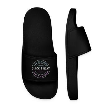 Virée shopping du Cyber Monday - Claquettes Homme - noir - Devant