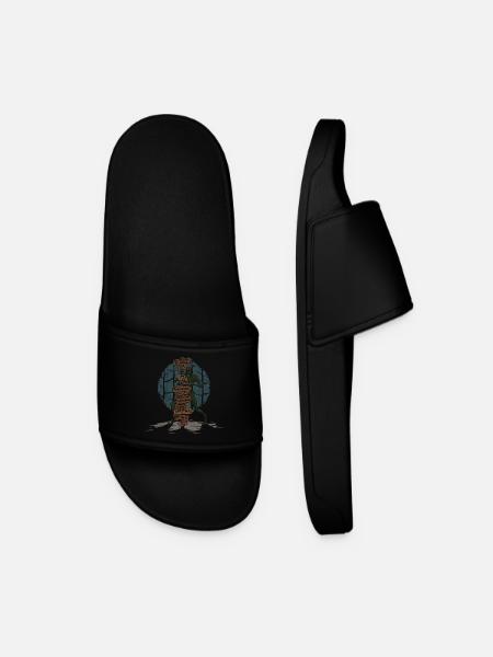Evil Places - Men’s Pool Sliders - black